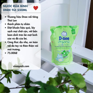 Nước Rửa Bình Sữa Và Rau Quả Dnee - VINAQUICK