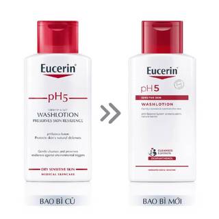Sữa Tắm Eucerin pH5 Washlotion 200ml - Cho Da Cơ Thể Nhạy Cảm