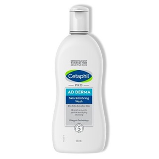 Sữa Tắm Dịu Nhẹ Dành Cho Da Khô, Da Cơ Địa Cetaphil AD Derma Skin Restoring Wash 295ml