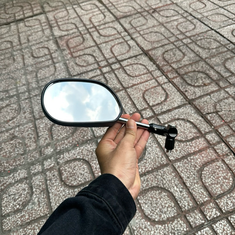 kiếng chiếu hậu xe máy, GƯƠNG CHIẾU HẬU SPARK  CHÂN  XOAY 360  BÊN TRÁI