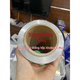 Cuộn giấy bạc bọc thực phẩm 30cmx300m dày 15mic