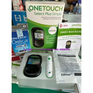 ✅ Bộ máy đo đường huyết tiểu đường Lifescan OneTouch Select Plus Simple,Máy Đo Đường Huyết Onetouch SELECT