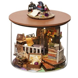 Mô hình đồ chơi lắp ráp Dollhouse DIY Nhà búp bê - Magic House tặng keo, dao, nhíp - Quà tặng sinh nhật, tết, tân gia