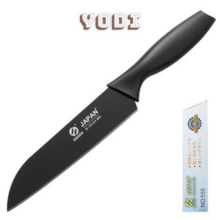Dao Cắt Trái Cây Japan Asakh SK5 Đen Nhám Cao Cấp No 555, Chất Liệu Thép Không Gỉ,Lưỡi Sắc Bén,Loại Nhỏ