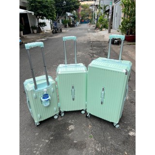 [022] Vali Nhựa PC Bóng Tích Hợp Ngăn Đựng Nước CAO CẤP CHỐNG BỂ VỠ TỐT, Va Đập Bảo Hành 12 Tháng