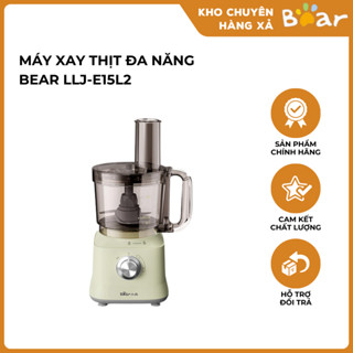 Máy Xay Thịt, Bào Rau Củ Quả, Trộn Bột Đa Năng Bear LLJ-E15L2 Dung Tích 1.5L Công Suất 500W Nhỏ Gọn Đa Chức Năng