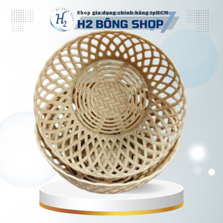 Rổ nhựa đan may, rổ đựng trái cây, rau củ quả