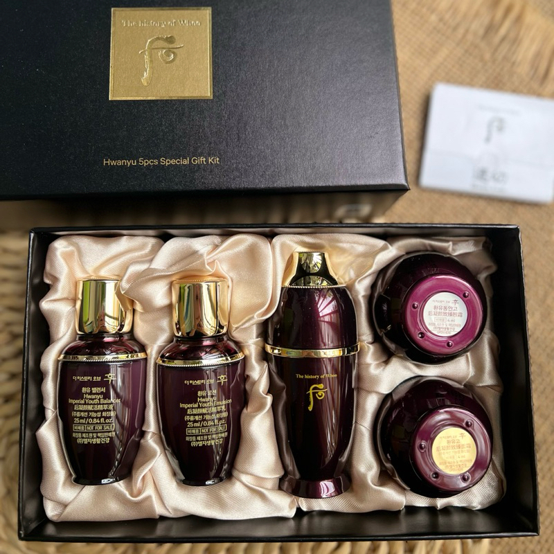 Set Hoàn Lưu Cao Whoo Hwanyu Imperial Youth 5 sản phẩm mẫu mới date 2026 - Chính hãng LGVina tem tiếng việt