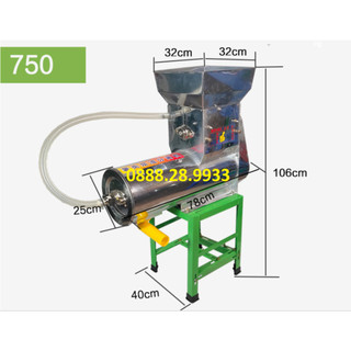 Máy xay vắt tách bã liên hoàn nghệ tươi, sắn dây, củ bình tinh, gừng, dong giềng SFJ-750