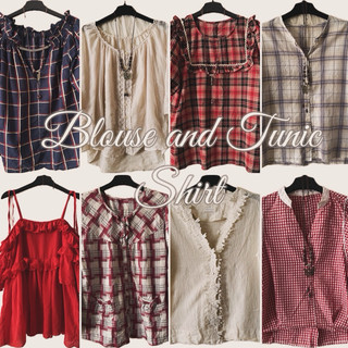 08.Tổng hợp áo dáng blouse , tunic phù hợp out nữ boho , hippe , ..