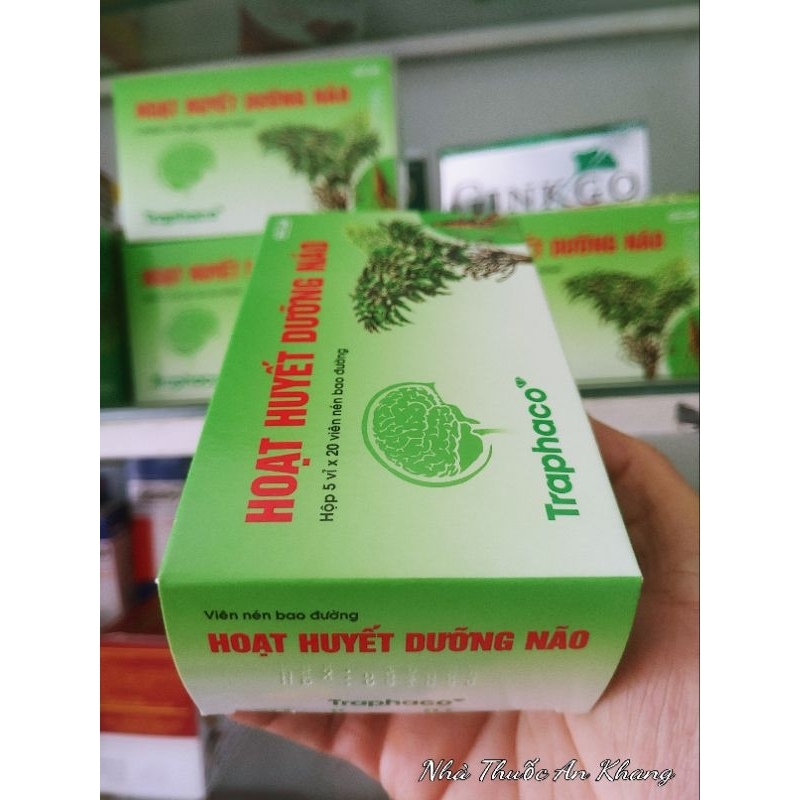 ♥ Hoạt Huyết Traphaco. hỗ trọ tuần hoàn máu não. cải thiện suy giảm trí nhớ. hỗ trợ đau đầu hoa mắt