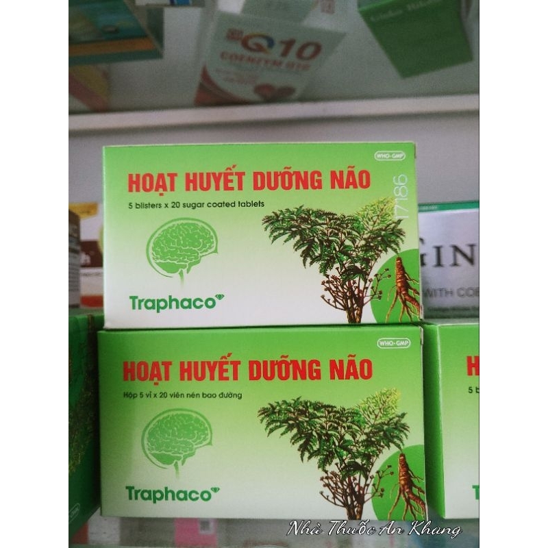 ♥ Hoạt Huyết Traphaco. hỗ trọ tuần hoàn máu não. cải thiện suy giảm trí nhớ. hỗ trợ đau đầu hoa mắt