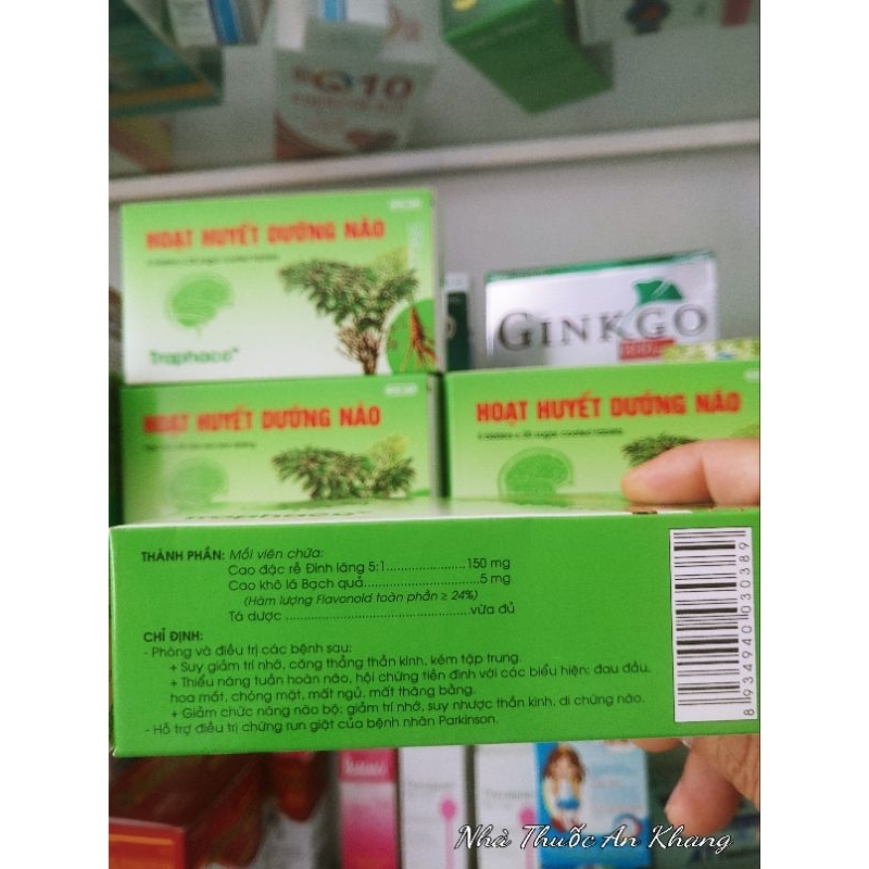 ♥ Hoạt Huyết Traphaco. hỗ trọ tuần hoàn máu não. cải thiện suy giảm trí nhớ. hỗ trợ đau đầu hoa mắt