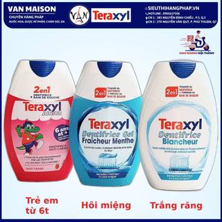 Kem đánh răng Teraxyl giúp trắng răng, hơi thở thơm mát , giảm ê buốt 75ml