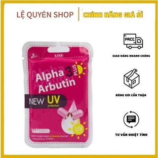 [Ảnh thật] Túi 10 Viên Bột Làm Trắng Da và Chống Nắng Alpha Arbutin 3Plus Mẫu Mới 10Gr