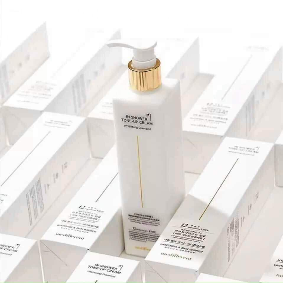 Sữa Tắm Truyền Trắng Medifferent In Shower Tone Up Cream chai Full 300ml