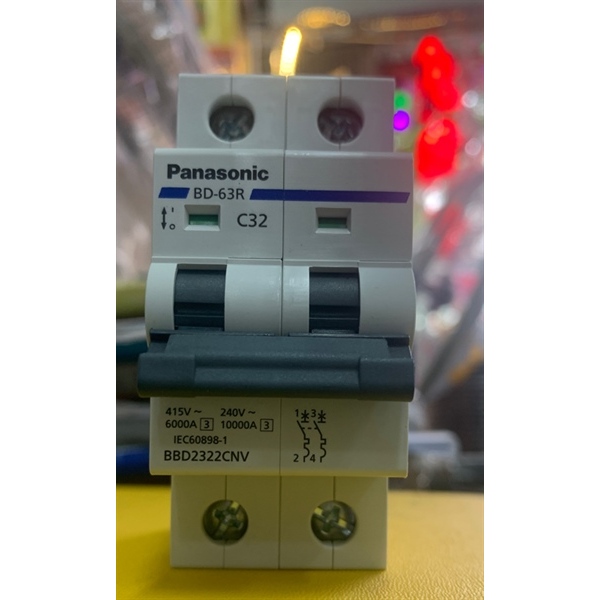 Cầu dao tép 2P 32A Panasonic