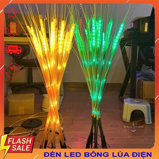 Đèn Bông Lúa, đèn led Bông Lúa Thần Tài Thu Hút Tài Lộc Ban Thờ Thần Tài, Đèn Led cây lúa, bó 10-20 Bông Lúa