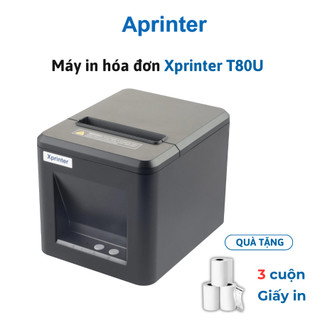 Máy in bill Xprinter XP-T80U cổng USB in hóa đơn mẫu giấy K80 từ máy tính, laptop