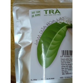 Trà sâm dứa Hoa lài cao cấp. (100% Trà búp xanh, lá dứa, hoa lài).
