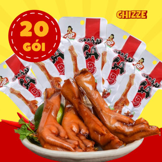   Combo 20  Chân Gà 50g T.A.P Food Giòn Dai Thơm Ngon Đảm Bảo An Toàn Vệ Sinh 