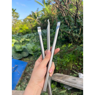 1 Cây móc lốp xe máy inox 304 phi 12 lăn nhám Hàng Tiện CNC DÀI 27CM