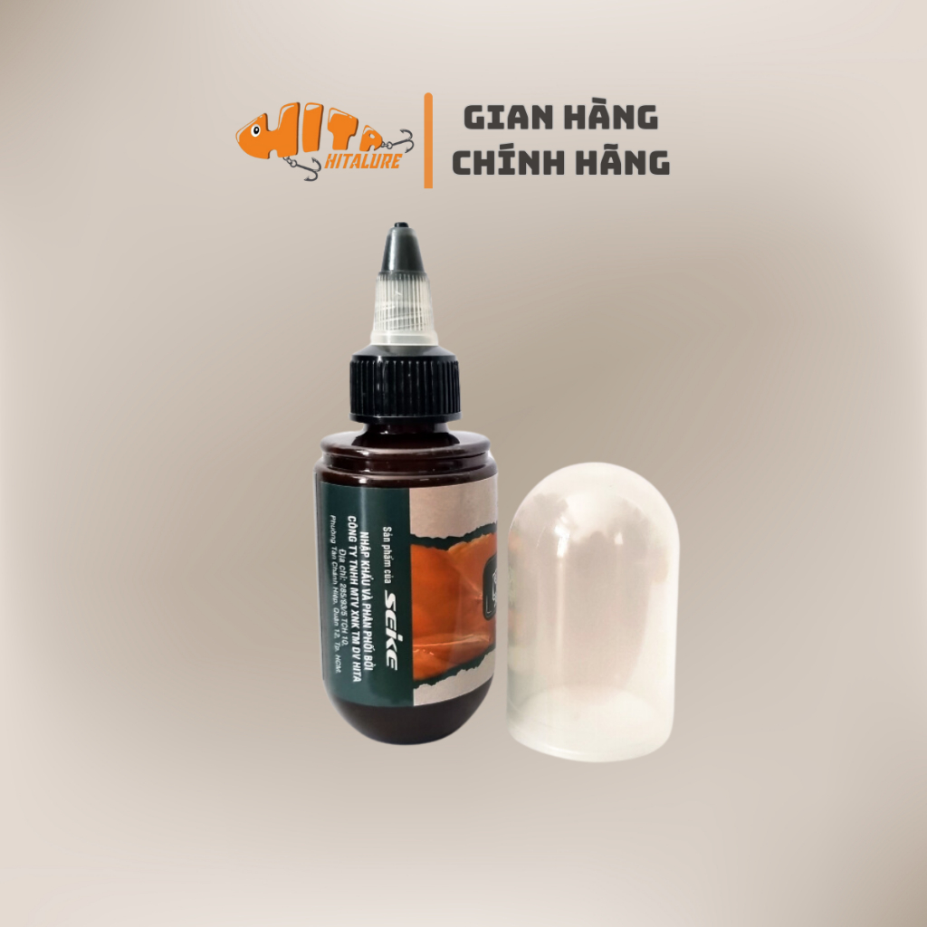 Tinh mùi câu cá gan gà 80ml Seike chuyên câu đài, câu tay, câu lăng xê Hita Lure Fishing phân phối