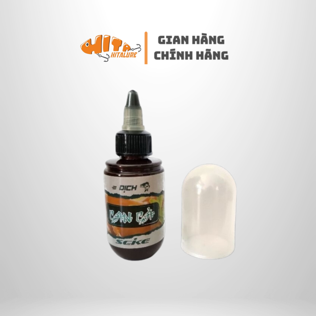 Tinh mùi câu cá gan gà 80ml Seike chuyên câu đài, câu tay, câu lăng xê Hita Lure Fishing phân phối