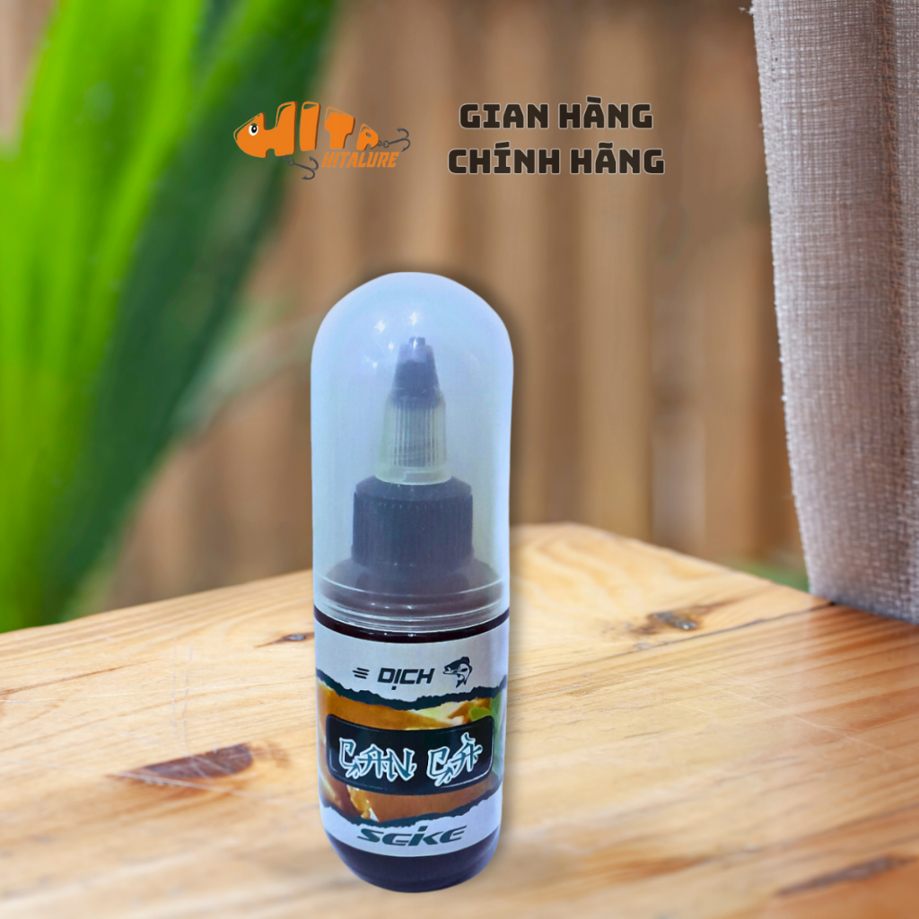 Tinh mùi câu cá gan gà 80ml Seike chuyên câu đài, câu tay, câu lăng xê Hita Lure Fishing phân phối