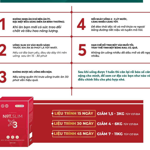 Giảm Cân Nat Slim X3 Chính Hãng MERRY STORE Giúp Giảm Cân Hiệu Qủa