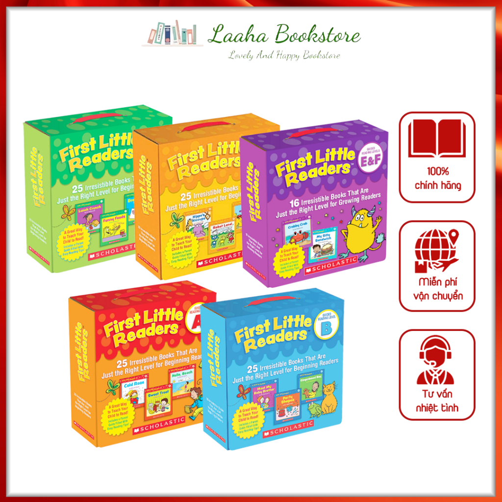 Sách - First Little Readers ABCDEF (Tặng Kèm File Nghe)
