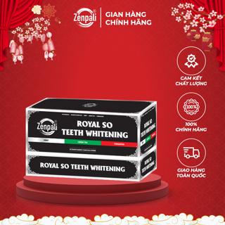 Combo 3 Hộp Bột Than Tre Hoạt Tính Trắng Răng Royal Zenpali Trắng Răng