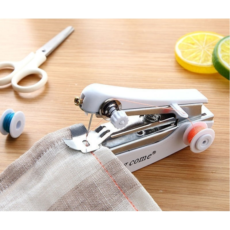 Máy May, Máy Khâu Bấm Mini Cầm Tay Nhỏ Gọn Tiện Dụng