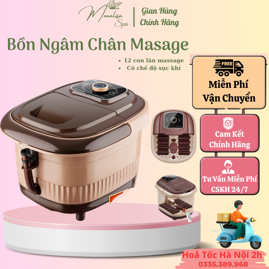 Bồn Ngâm Chân Không Tự Động, Bồn Ngâm Chân Hồng Ngoại Có Sục Khí Bồn