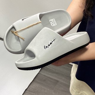 Dép NK Calm Slide Quai Ngang Nam Nữ Xăng Đan Bản Vân Nhám ĐẾ 2 MÀU Màu Bản Cao Cấp Mới Nhất 2023 'hot trend'