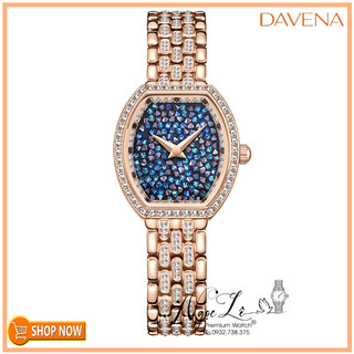 Đồng hồ nữ davena 61688 rose gold 28mm authentic
