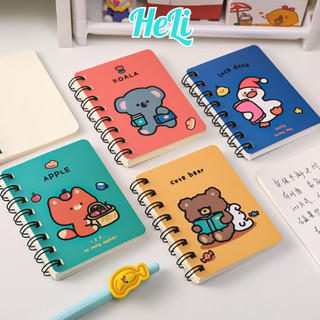 Sổ lò xo mini a7 nhiều kiểu, nhiều hình đáng yêu 8*11cm