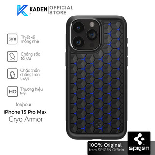 Ốp lưng spigen iphone 15 pro max cryo armor – acs06603 - acs06604 - hàng chính hãng