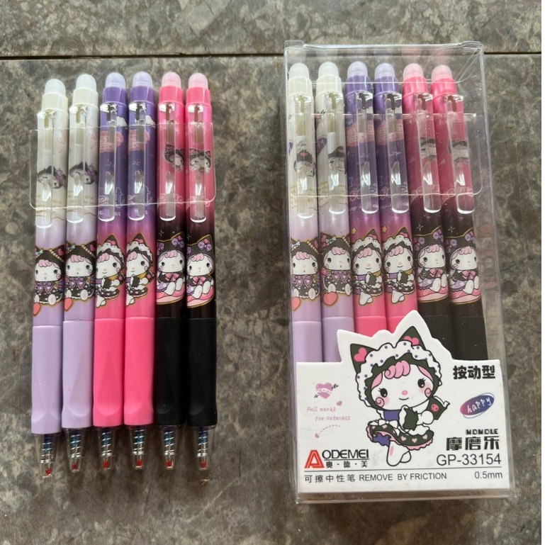 Bút Gel Bút Nước Xóa Được Loại Bấm Ngòi 0.5mm ODEMEI - Camshop