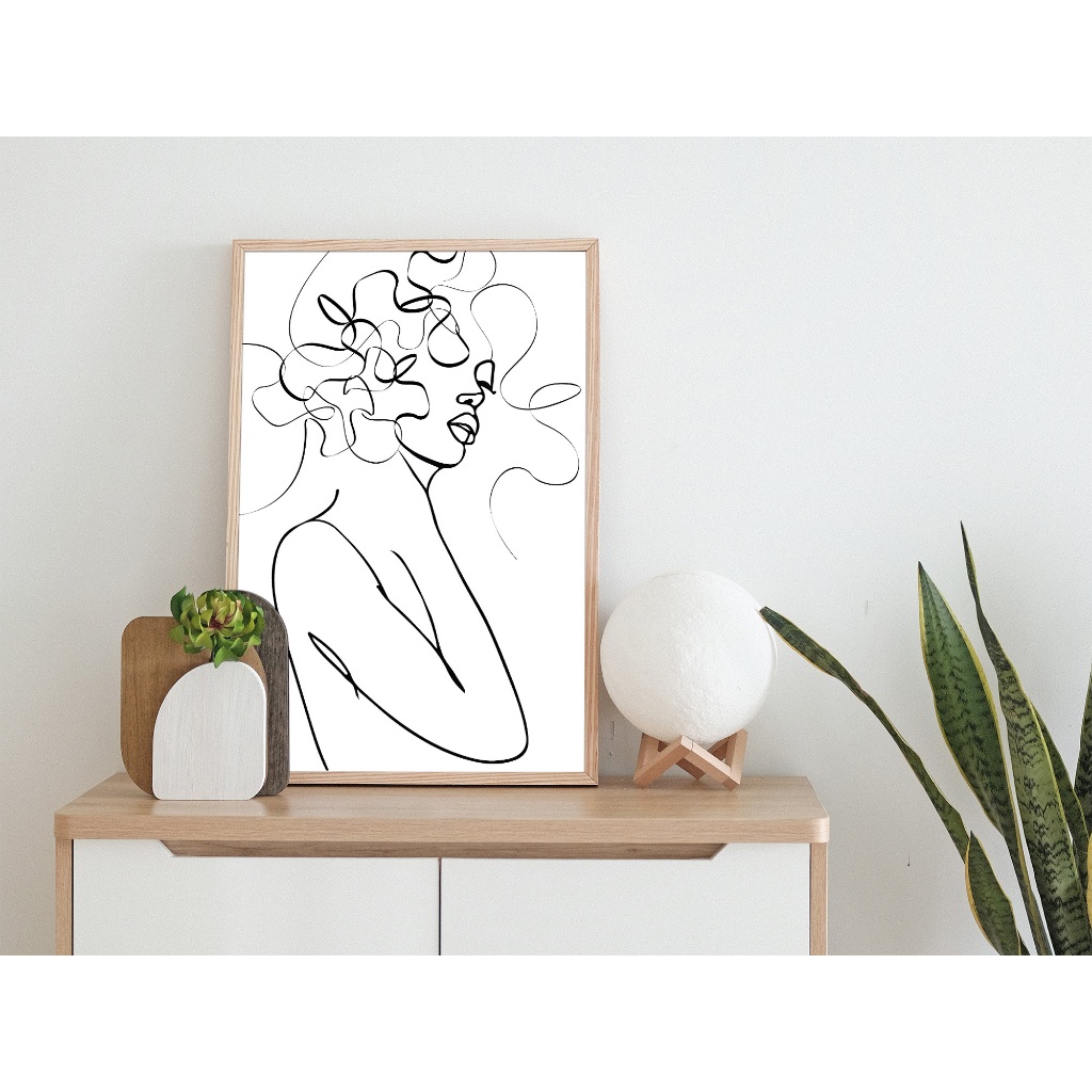 Tranh Rebel ifiArt A4 A5 digital & vẽ tay sắc sảo. Trang trí tường, để bàn (no frame)