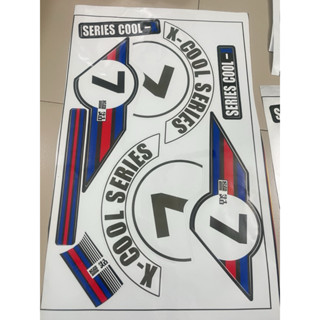 Bộ tem 3 lớp loại xịn dán xe điện Xmen