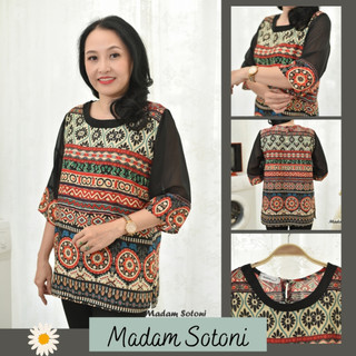 Madam Sotoni - Thời trang trung niên - Áo kiểu nữ trung niên - HWĐG01
