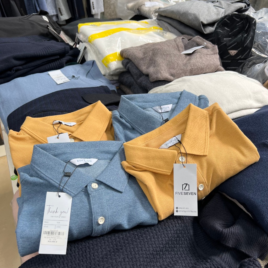 Áo polo nam dài tay thu đông classic Edition xuất hàn xịn Neb1tt1901
