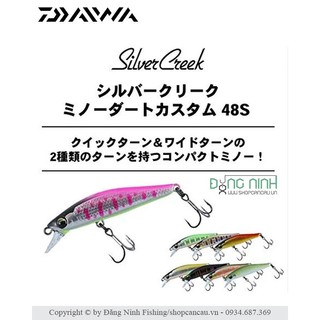 Mồi lure Daiwa Silver Creek Minnow Dart Custom - Made in Japan
