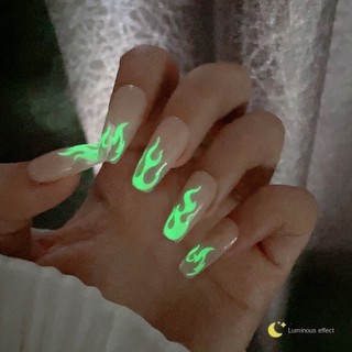 Sticker dạ quang dán móng