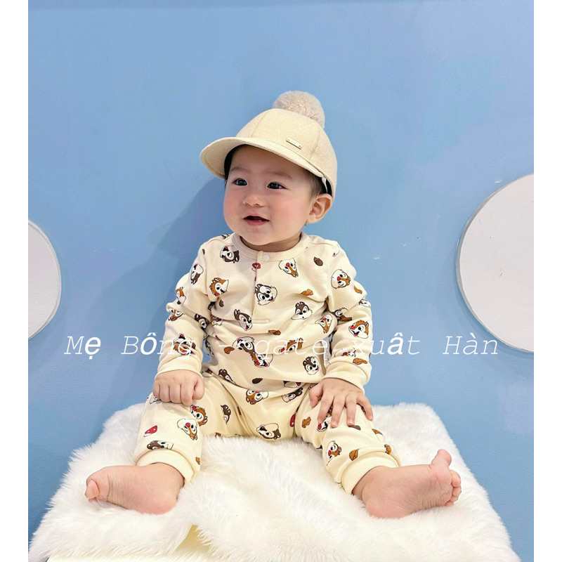 (size 90,100,110) Bộ cotton mịn đẹp Agabang xuất Hàn dư xịn