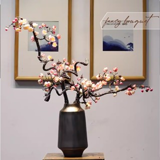Cành Hoa Đào Cổ - Cành Đào Thân Giả Gỗ Mộc - Trang Trí tết " Số Lượng Có Hạn "