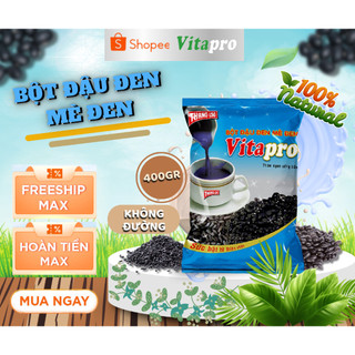 BỘT ĐẬU ĐEN MÈ ĐEN VITAPRO - NGUỒN DƯỠNG CHẤT CHO CƠ THỂ LUÔN KHỎE & VÓC DÁNG NHƯ Ý 100% THIÊN NHIÊN