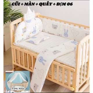 Cũi gỗ đa năng 6in1 có quây an toàn cho bé yêu_tuti.kid