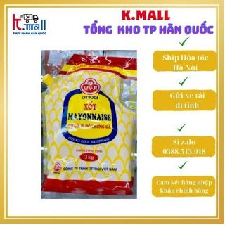 Sốt mayonaise ottogi 3kg túi to cho nhà hàng - 마요네즈